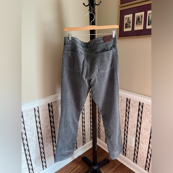 NWT Ralph Lauren Women’s Mid Rise Corduroy Straight Fit Grey Jeans Pants 14 - Picture 6 of 14
